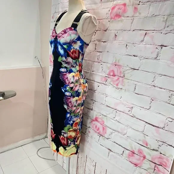 Ted Baker 'Deony' Buckle Strap Sheath Dress size 1 - Picture 7 of 13